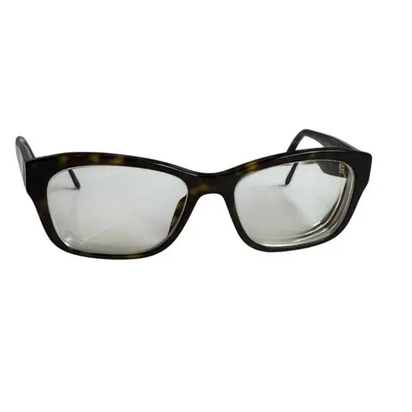 Prada Womens Tortoise Eyeglass Frame VPR 24R Brown Gold 52-16-140 Made in Italy